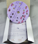 Круг 260L Purple абраз.полиров, 15 отв, Р1200, D150